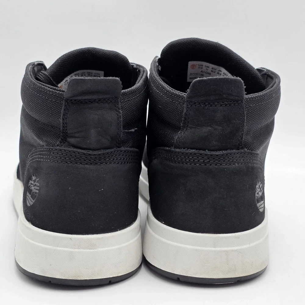 Timberland Mens Davis Square Chukka Black‎ Nubuck Shoes Sneakers Size 11.5 US